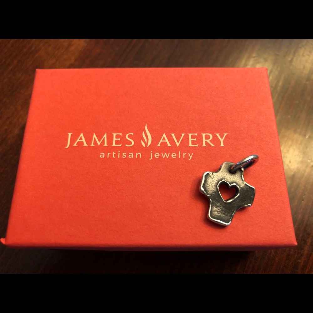 James Avery sterling silver cross charm pendant